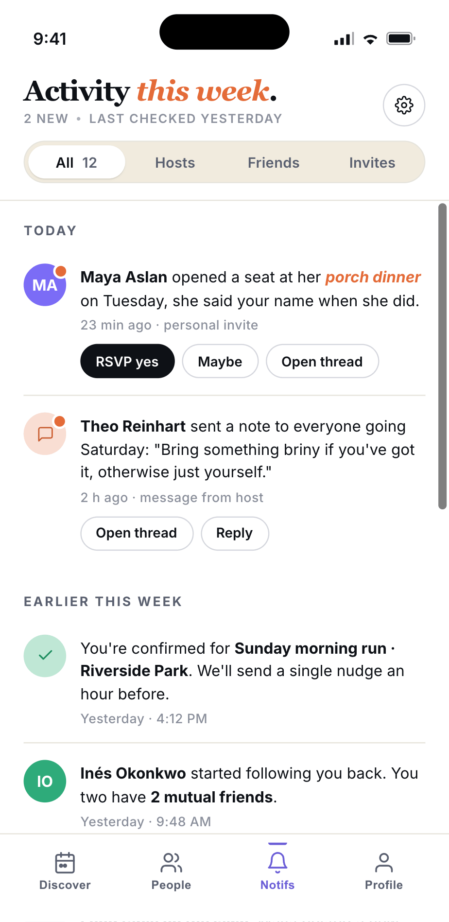 Quiet by default.